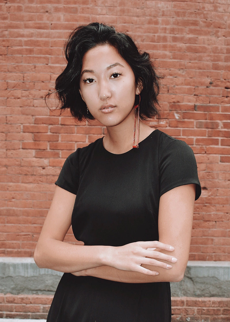 Baba O'Riley Earrings Ashley Carson fashion week runway ashleycarsondesigns.com