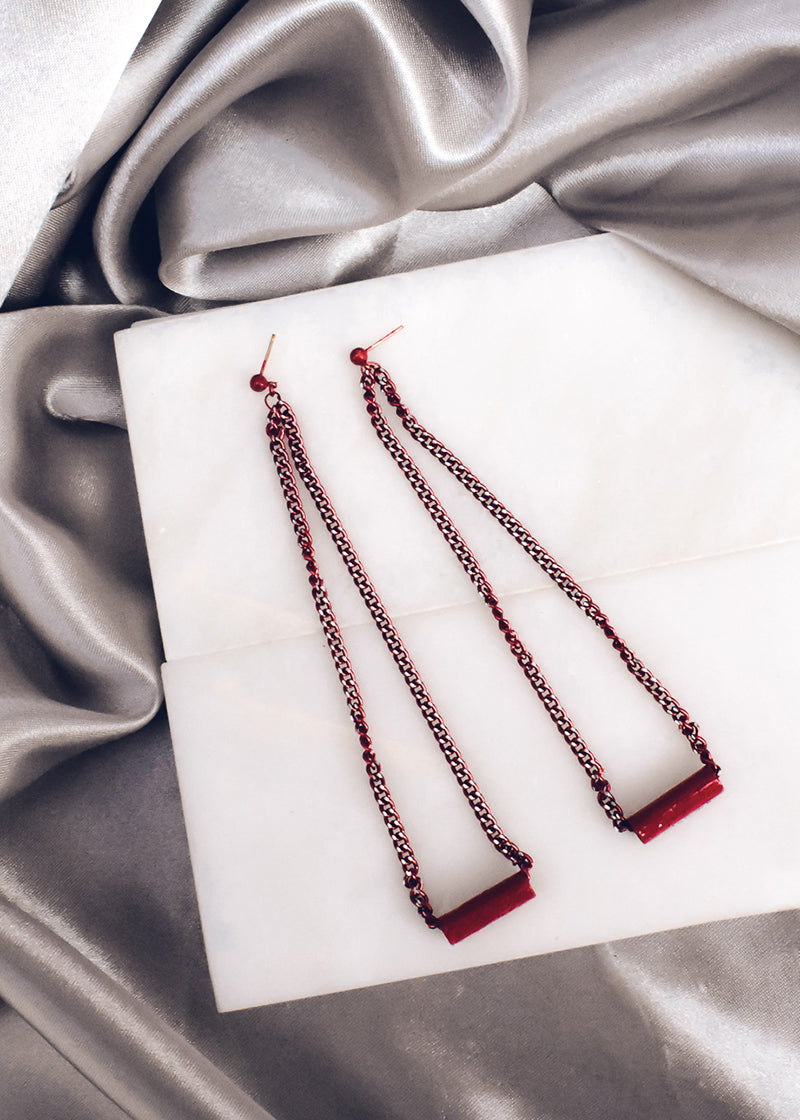 China Grove Earrings Ashley Carson New York Paris fashion week runway ashleycarsondesigns.com