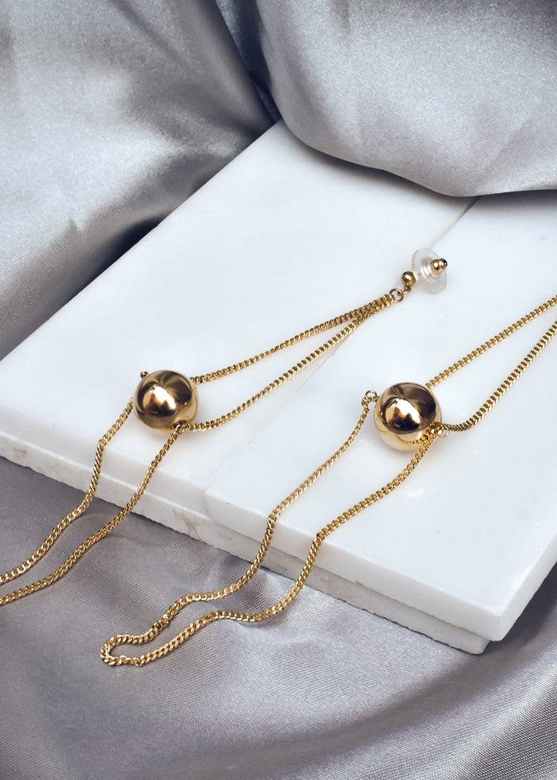 Free Fallin' Earrings Ashley Carson New York Paris fashion week runway ashleycarsondesigns.com