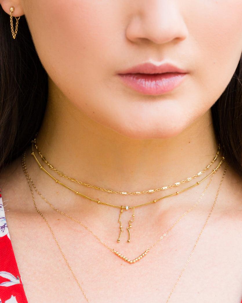 Darling Nikki Choker Ashley Carson tarnish free jewelry gift ashleycarsondesigns.com