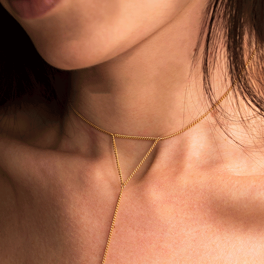 Freedom Necklace Ashley Carson Vogue Magazine L'Officiel Magazine editorial tarnish free jewelry gifts Amanda Batula Bravo TV Summer House ashleycarsondesigns.com