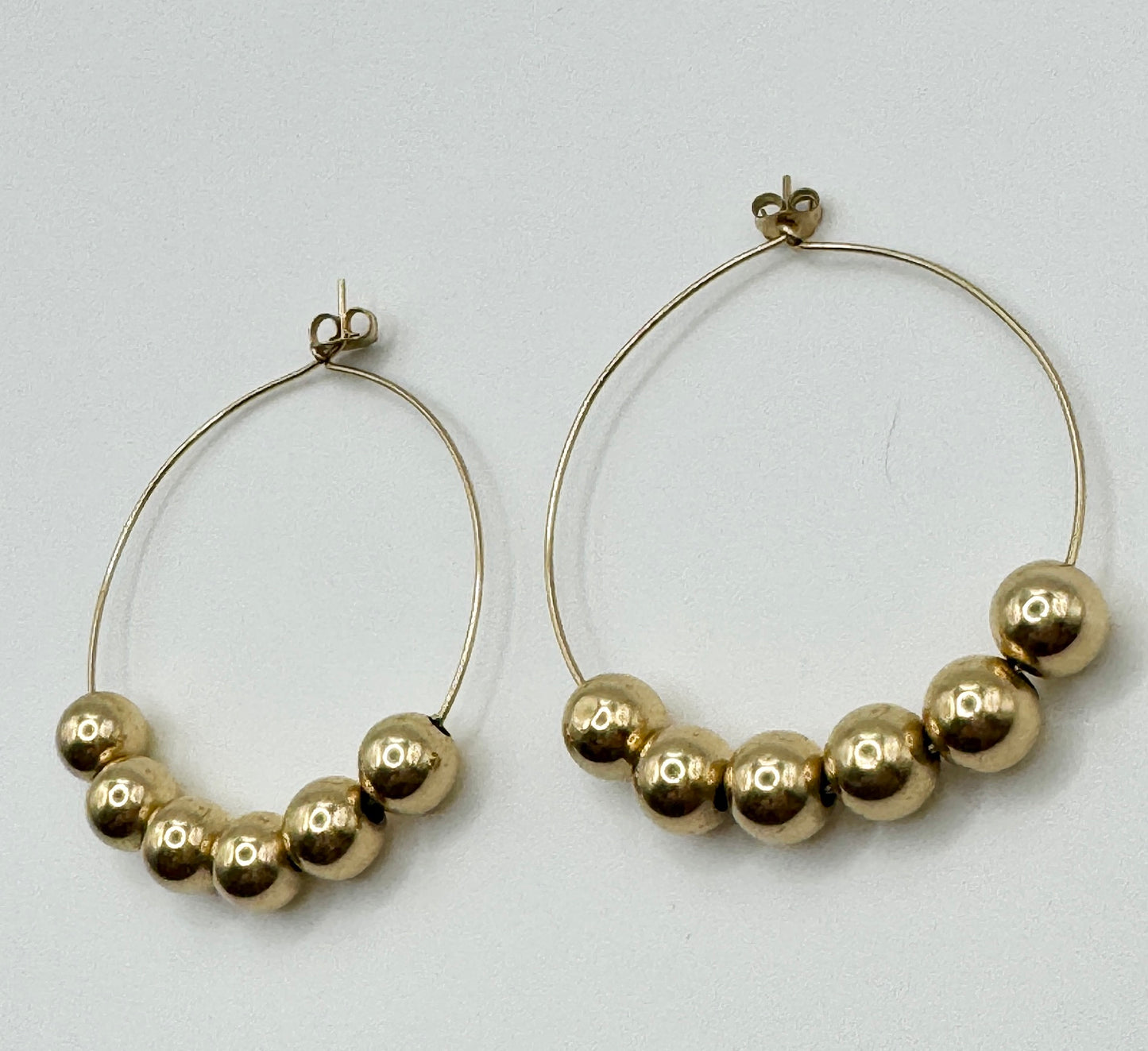 Black Betty Hoop Earrings