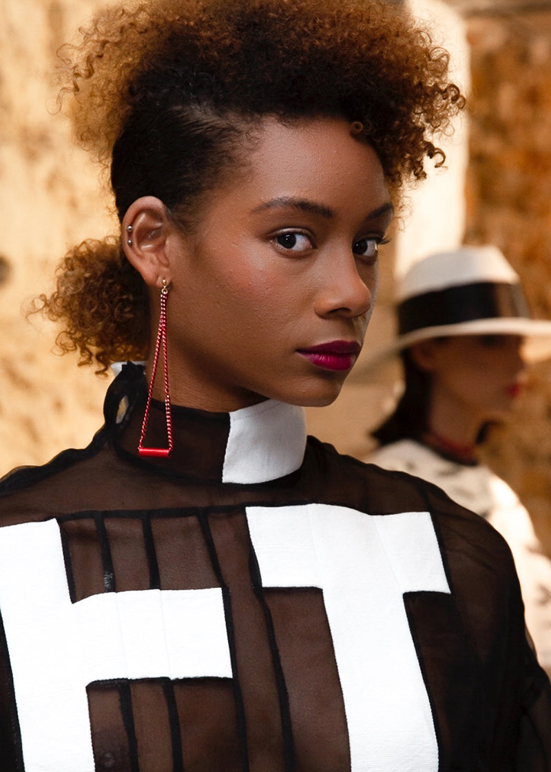 China Grove Earrings Ashley Carson New York Paris fashion week runway ashleycarsondesigns.com