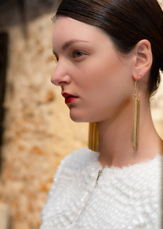 Hotel California Earrings Ashley Carson Sheinelle Jones The Today Show New York Paris Fashion Week ashleycarsondesigns.com