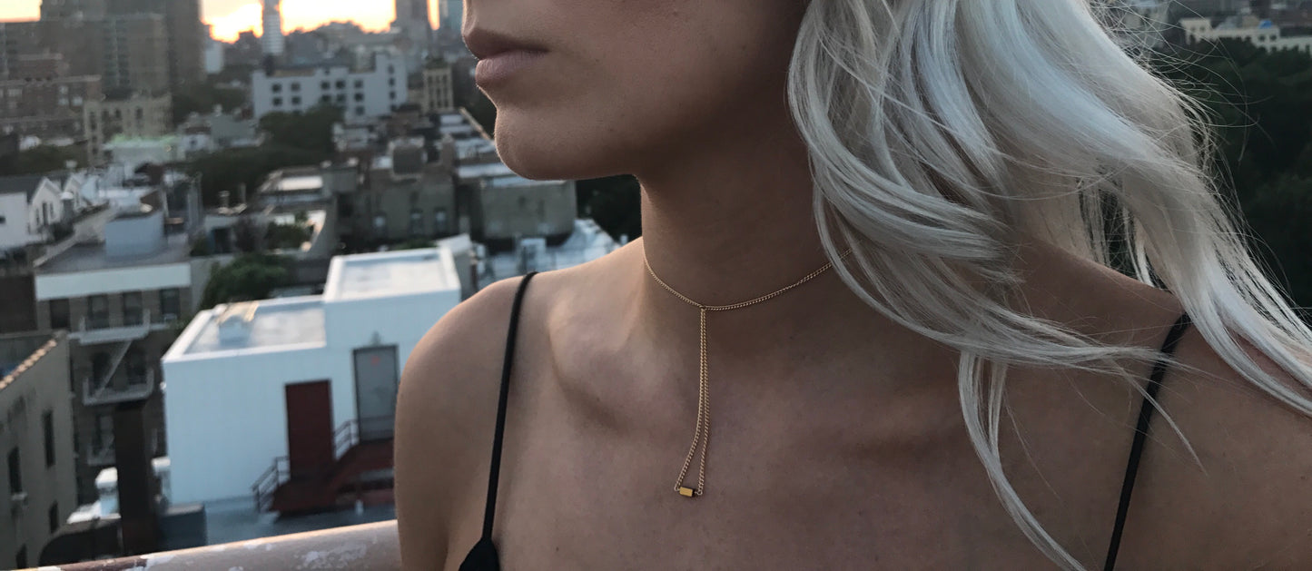 Under Pressure Choker in 14k Gold